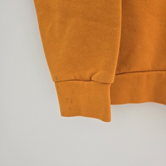 Adidas Orange Long Sleeve Crewneck Sweatshirt - Picture 3 of 6